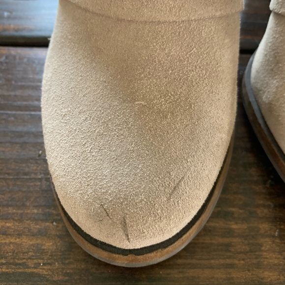 Jessica Simpson Beige Suede Booties - Picture 2 of 4